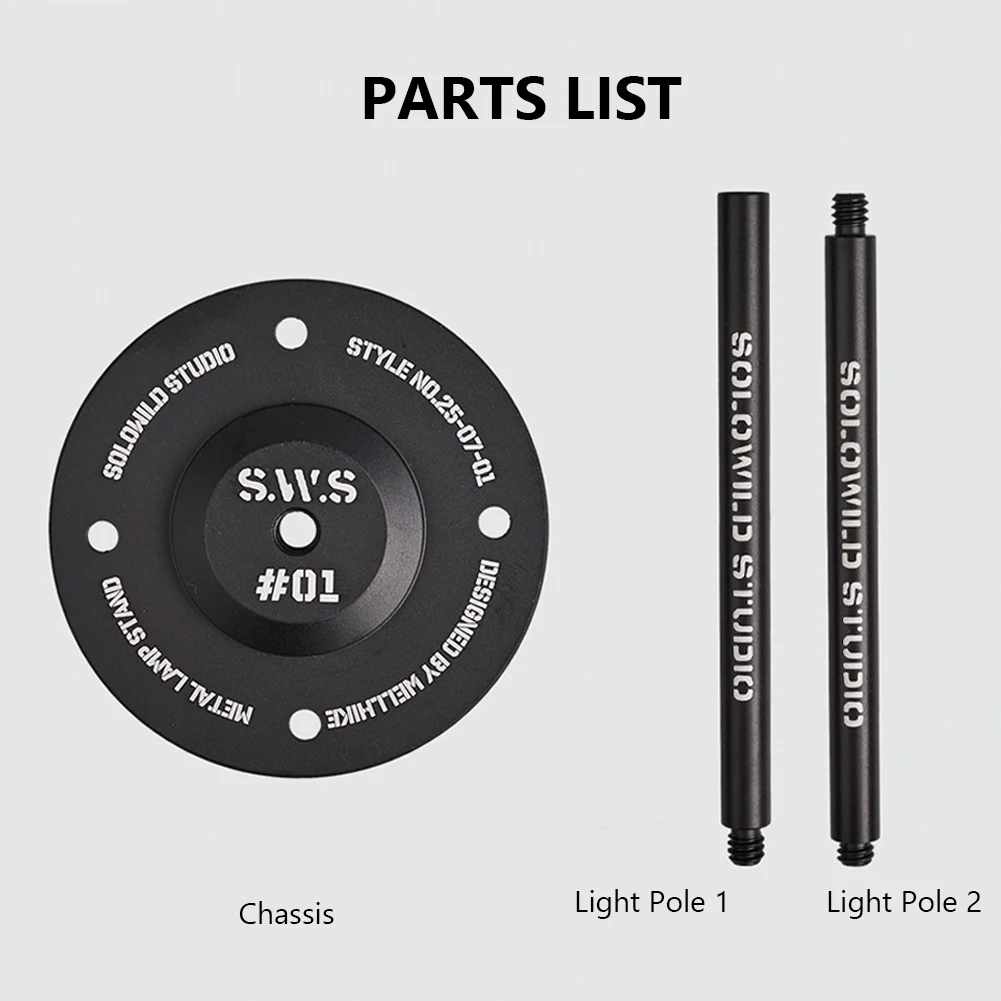 

2 комплекта портативных настольных подставок для ламп из алюминиевого сплава, кронштейн для уличных фонарей, держатель для фонарей для кемпинга и активного отдыха