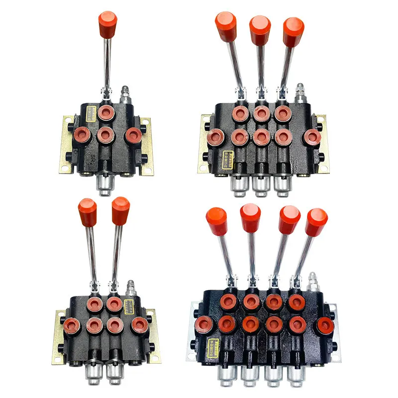 ZS-118 Multi-way valve Manual directional valve, one to four with relief valve control cylinder
