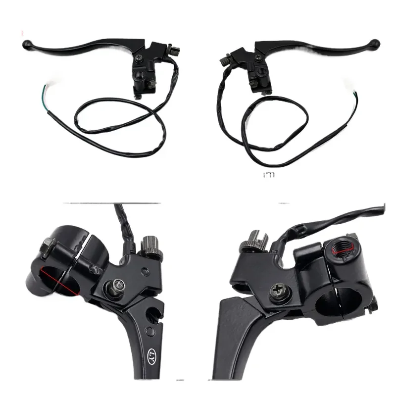 Universal Motorcycle Handlebar Mirror Mount Adapter Compatible with QJMOTOR 250SR 450SR 650GT Adjustable Aluminum Alloy