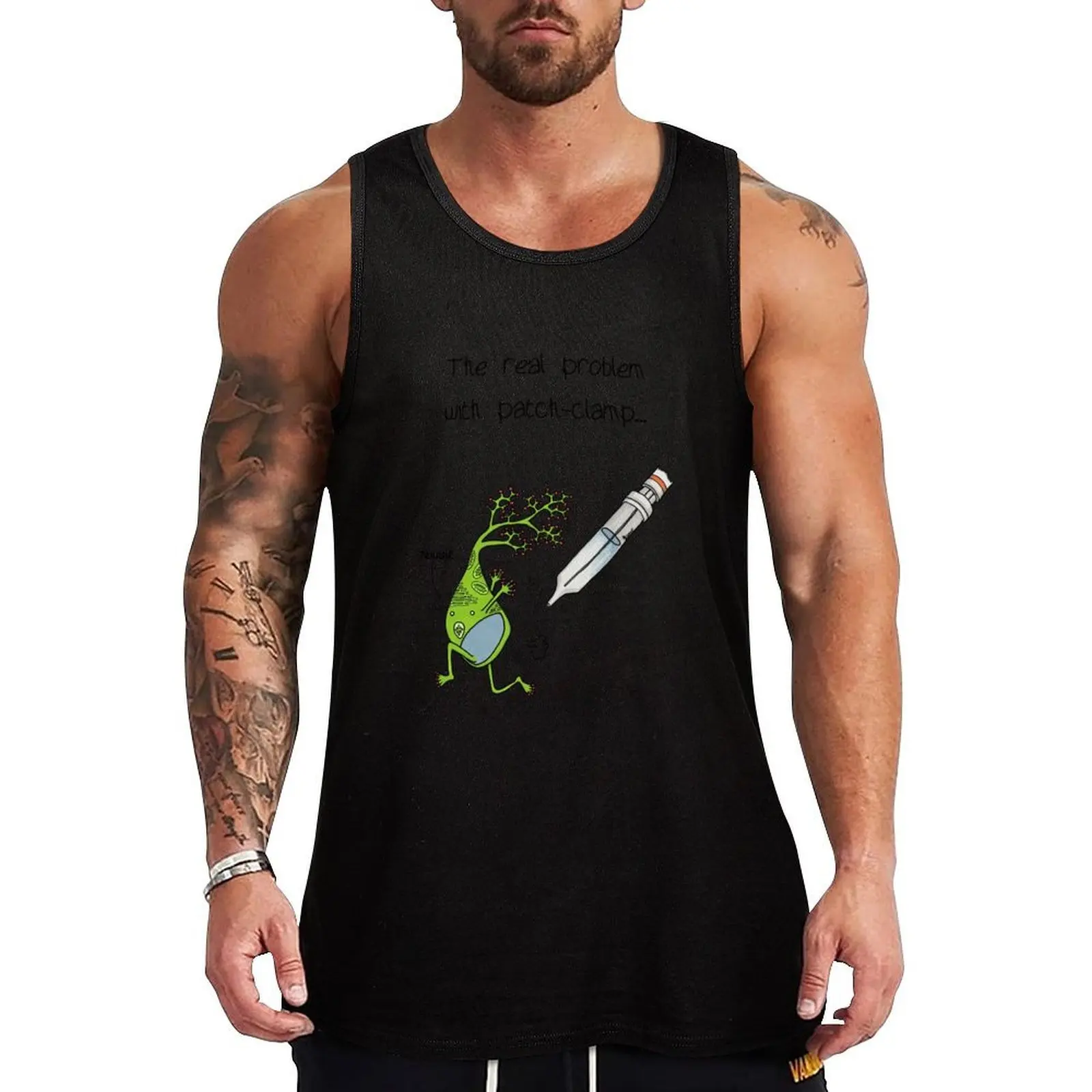 

The real problem with patch-clamp ephys Tank Top sports t-shirts for men man sexycostume gym t shirt men Sleeveless men