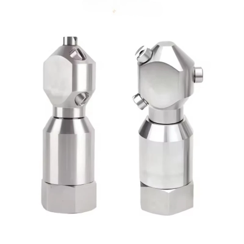 

SS 304 DN15 18250 CIP Насадка для очистки вращающегося бака, вращающаяся на 360 градусов насадка для мытья распылительного бака, вращающийся очиститель