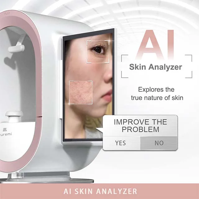 Korean Portable New 3D AI Skin Analyzer Enhanced Facial Scanner Diagnostic Machine for Salon Use Beauty Equipment Skin Analysis