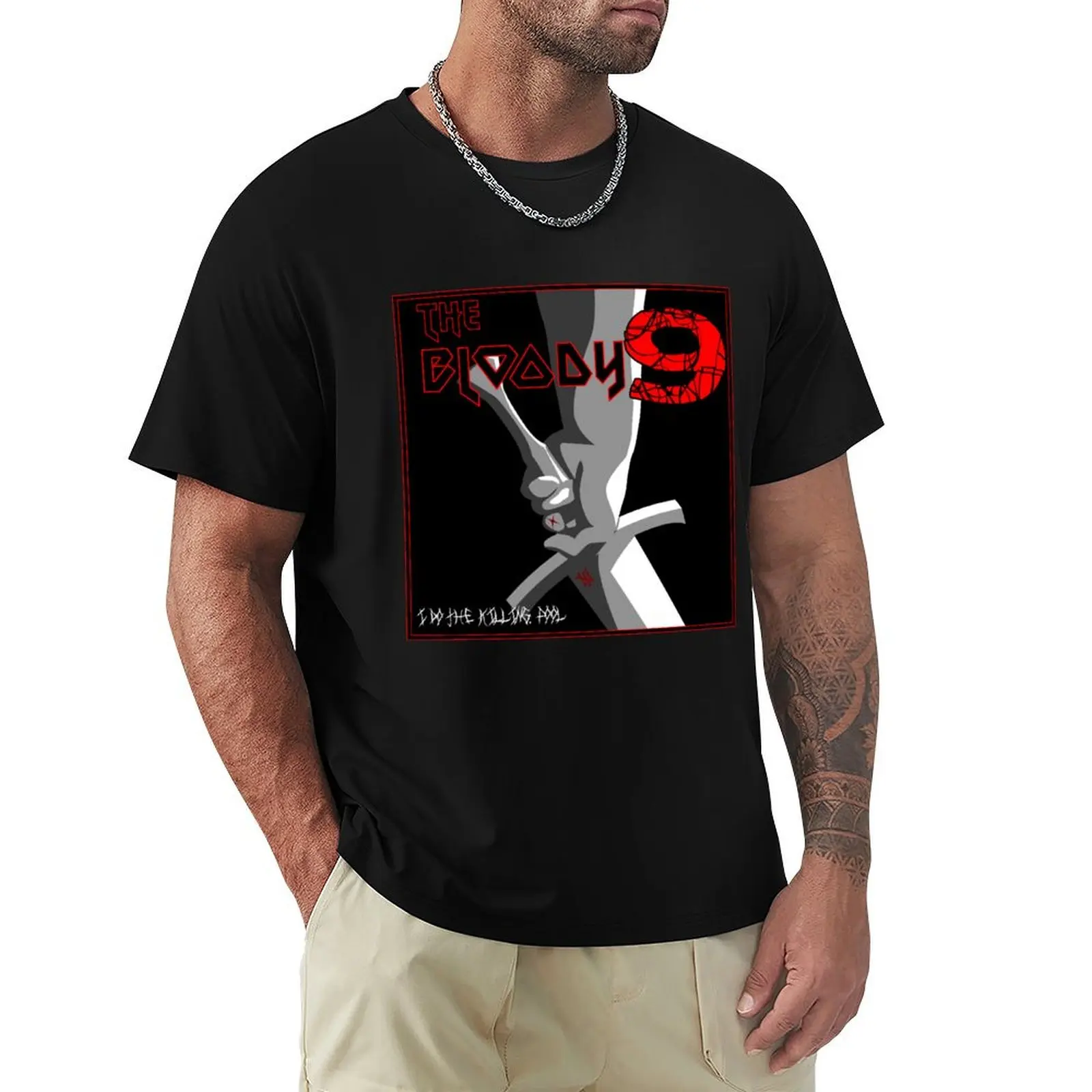 

The Bloody Nine T-Shirt graphic tee shirt plus sizes men clothing