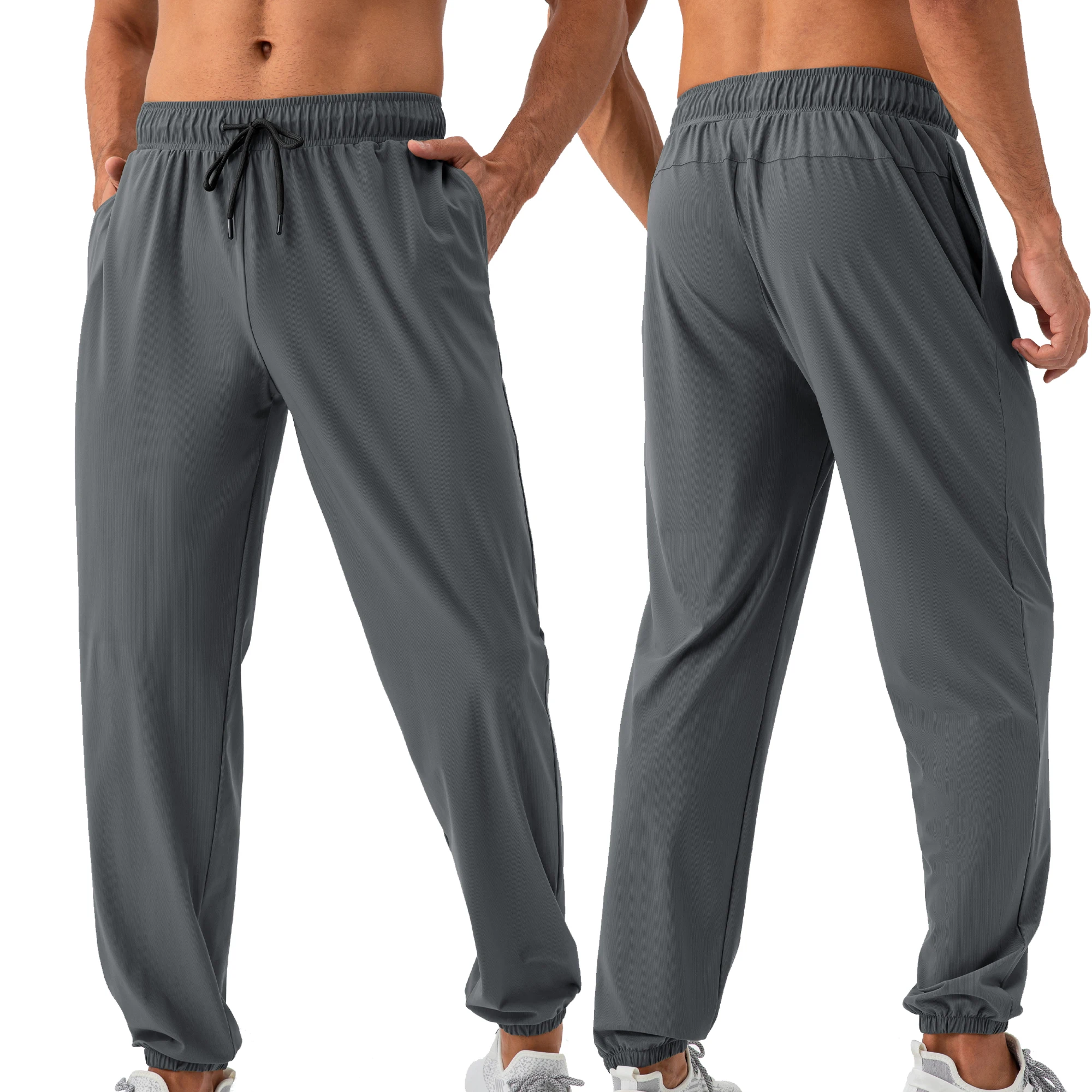 

Casual Compression Pants Men Tight Leggings Running Sports Quick-drying Gym Fitness Tights Workout Training Skinny Pants