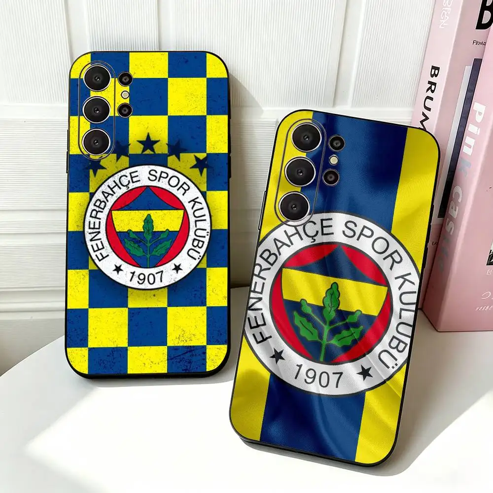 T-Turkey F-Fenerbahce Phone Case For Samsung S26,S24,S21,S22,Plus S23,S30,Ultra,S20,Fe,Black Soft Silicone