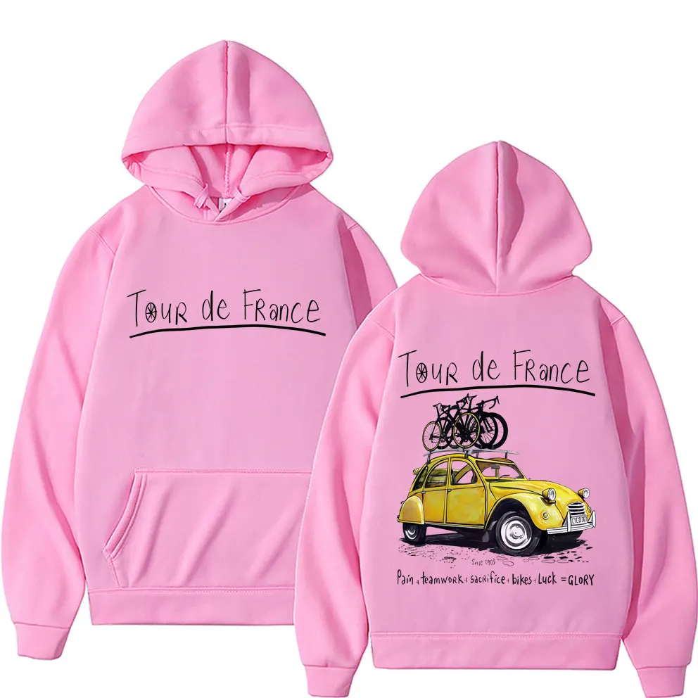 Estrada tripe moletom com capuz equitação bicicleta ciclismo moletom ao ar livre carro gráfico hoodies criativo bicicleta de estrada branco moda masculina streetwear