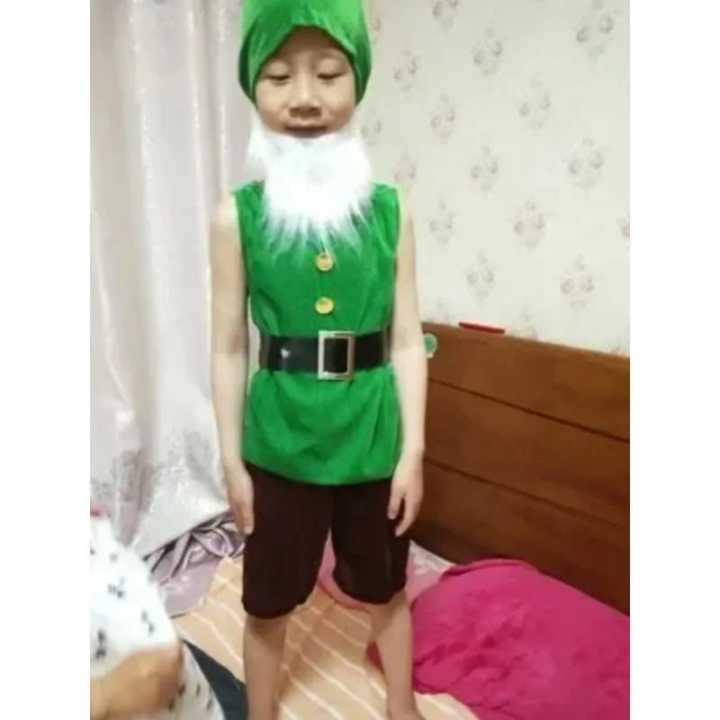 Carnival Cosplay Clothing Christmas Performance Seven Dwarfs Costume for Children Christmas Costumes for Kids Halloween
