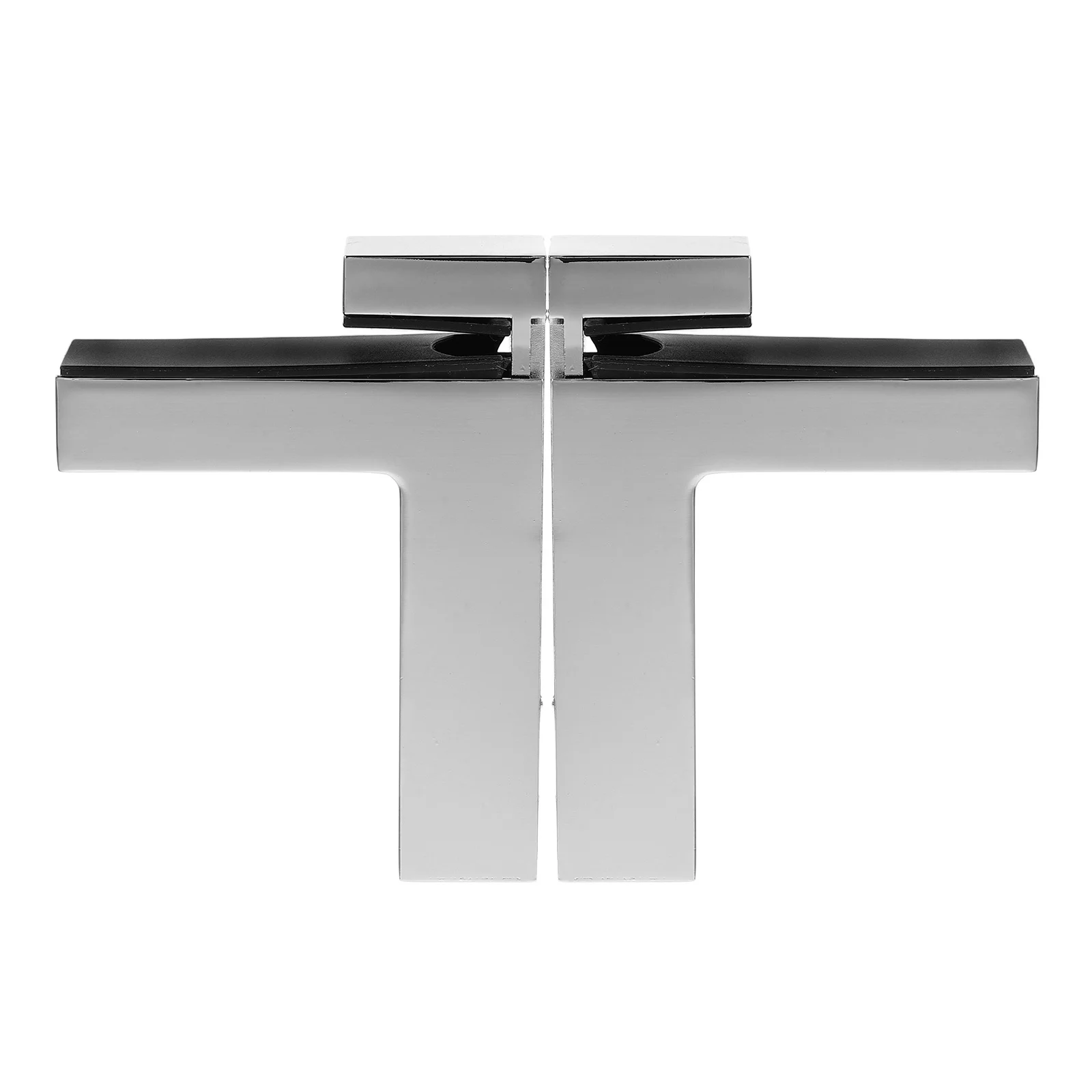 

2Pcs Glass Shelf Brackets Adjustable Zinc Alloy Supports Heavy Duty for 3-36mm Floating Wall Shelf Clips Clips for Glass Shelves