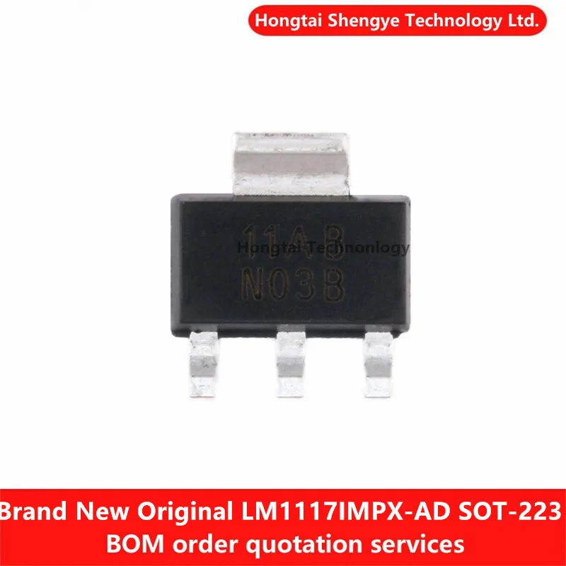 New Original LM1117IMPX-ADJ/NOPB SOT-223 Low Dropout Linear Regulator Chip