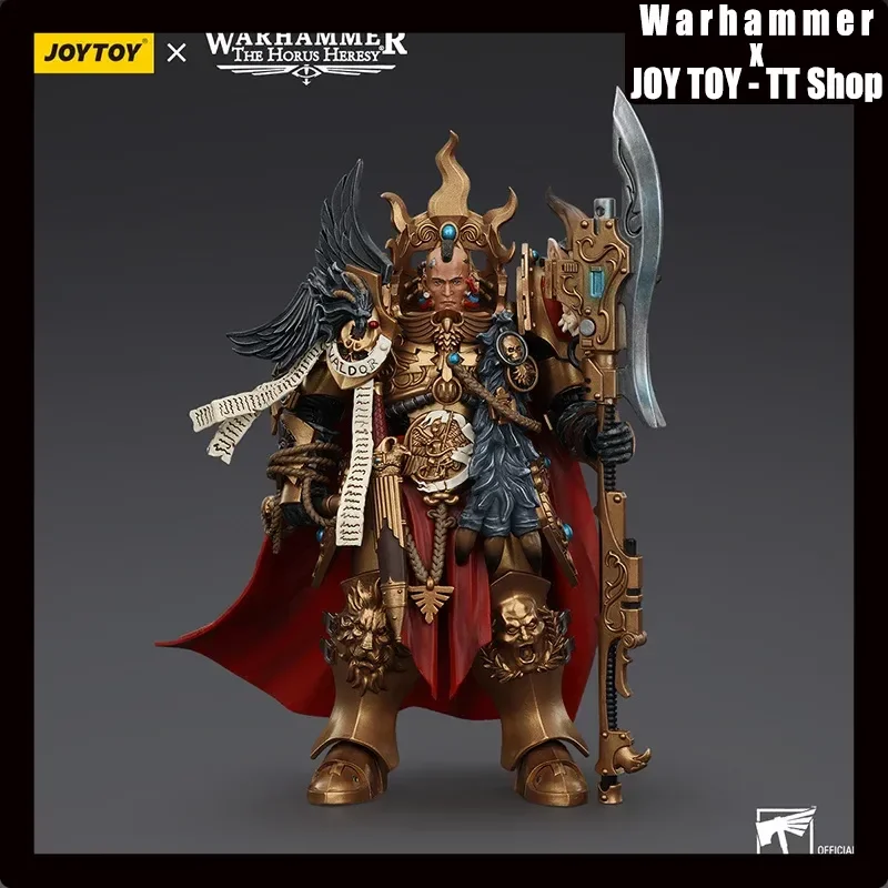 JOY TOY - Warhammer 1/18 40k Constantin Valdor, Capitão-Geral dos Adeptus Custodes durante a Heresia Horus - Figura de ação