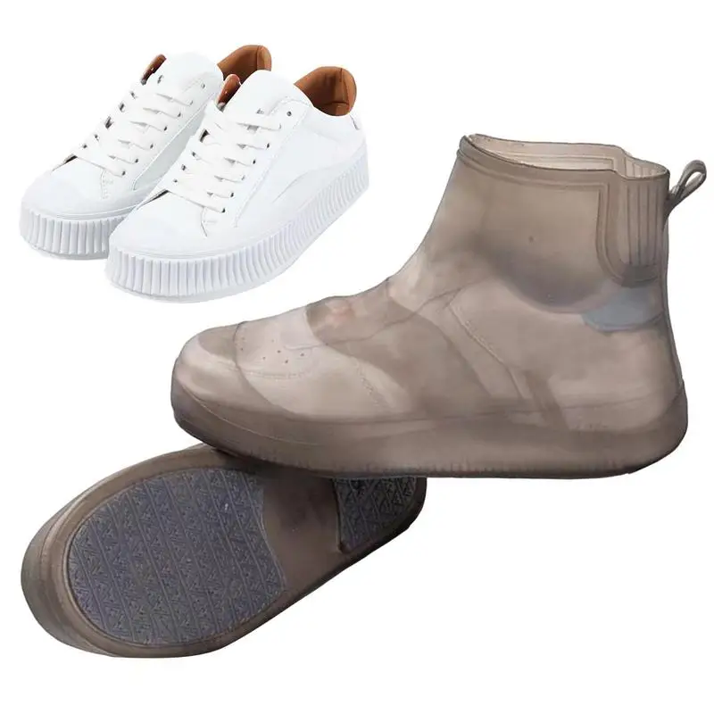 Impermeável Silicone Sapato Cobre, Anti Slip Rain Boot, Overshoes reutilizáveis, protetor, dia chuvoso, ao ar livre, sobrevivência, Camping