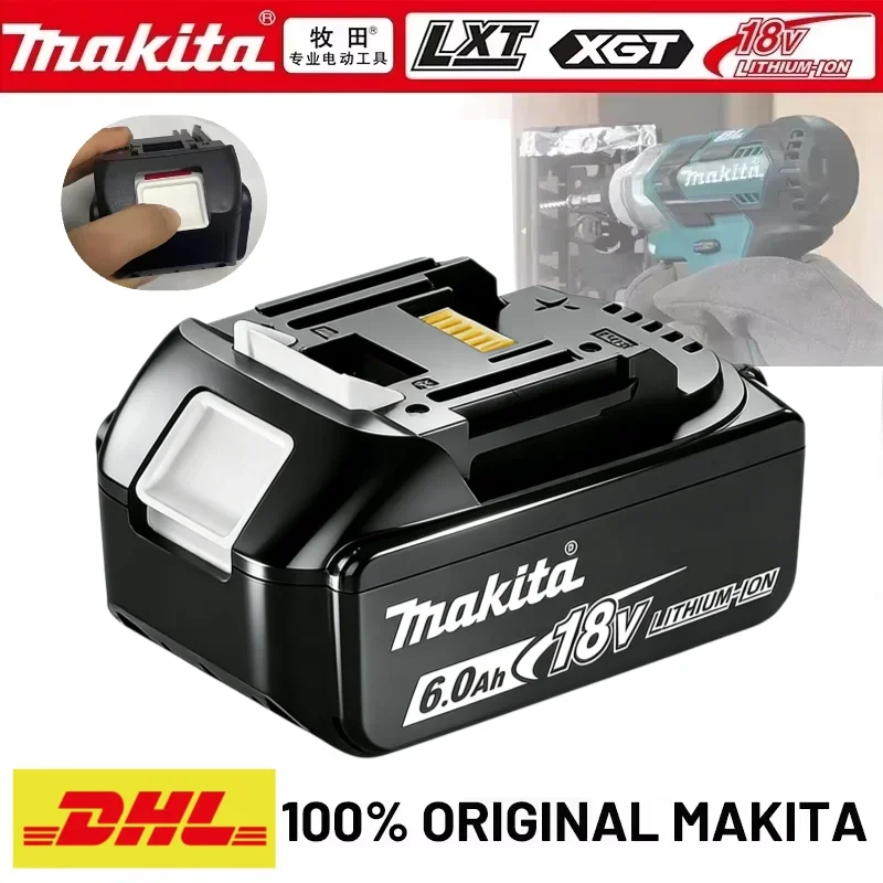 

100% original Makita 18V battery 6.0Ah 9.0AH rechargeable battery, Makita BL1840 BL1830B BL1830B power tool battery, 18V charger