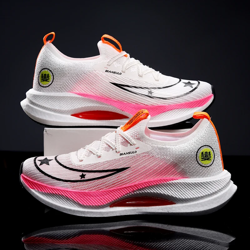 Mens Comfortable Lightweight Sneakers Mens Professional Running Shoes Non-slip Outdoor Shoes New Breathable Sneakers