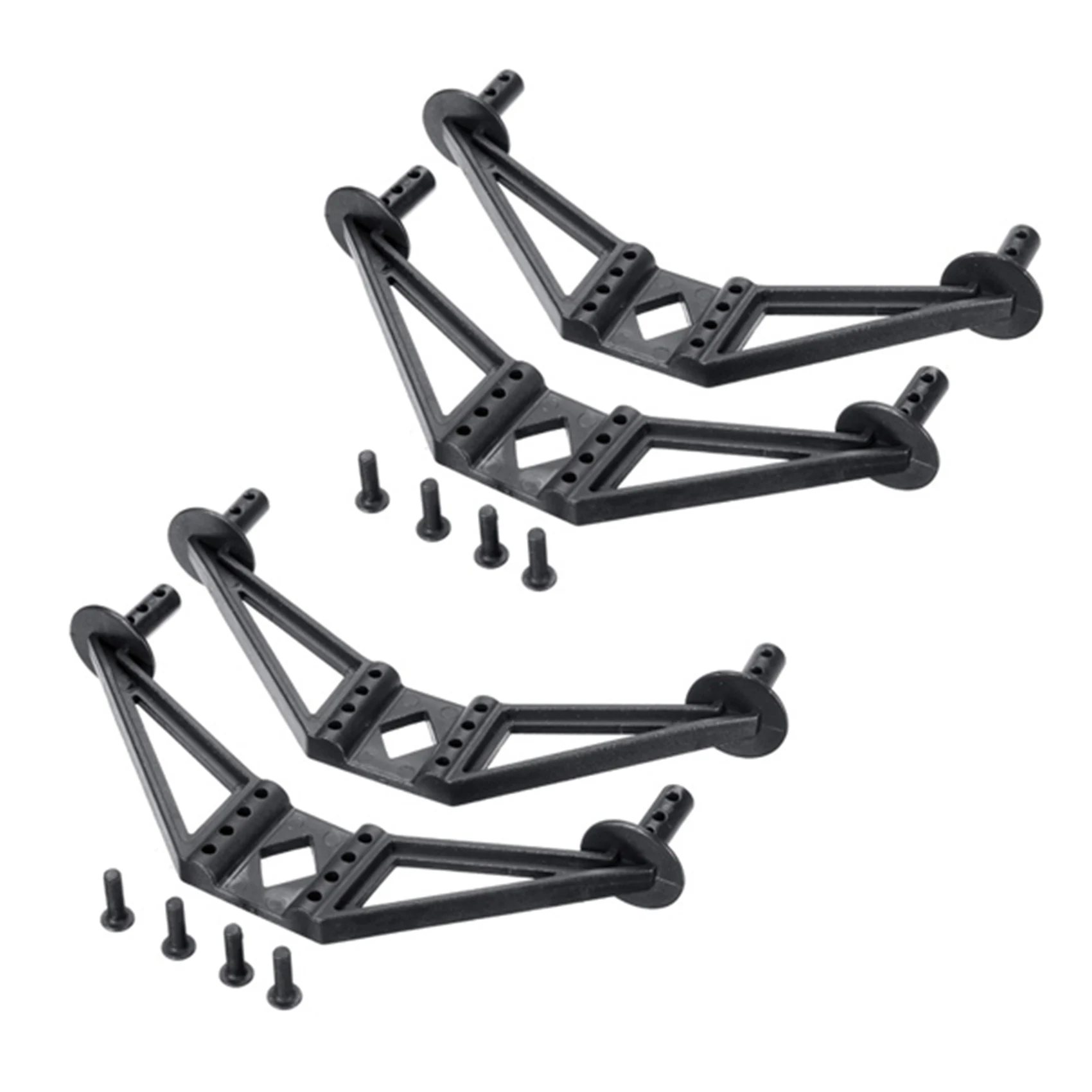 B78B-4Pcs Body Mount Bracket EA1016 For JLB Racing CHEETAH 11101 1/10 Brushless RC Car Parts Accessories