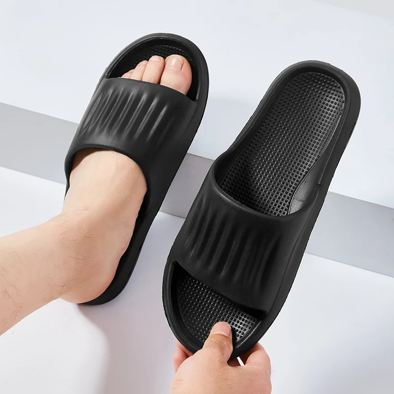 Summer Slippers For Women Men Men Flat Sandals Beach Shoes Man Male Soft Lightweight Indoor Home Slides Cloud Slipper Flip Flops