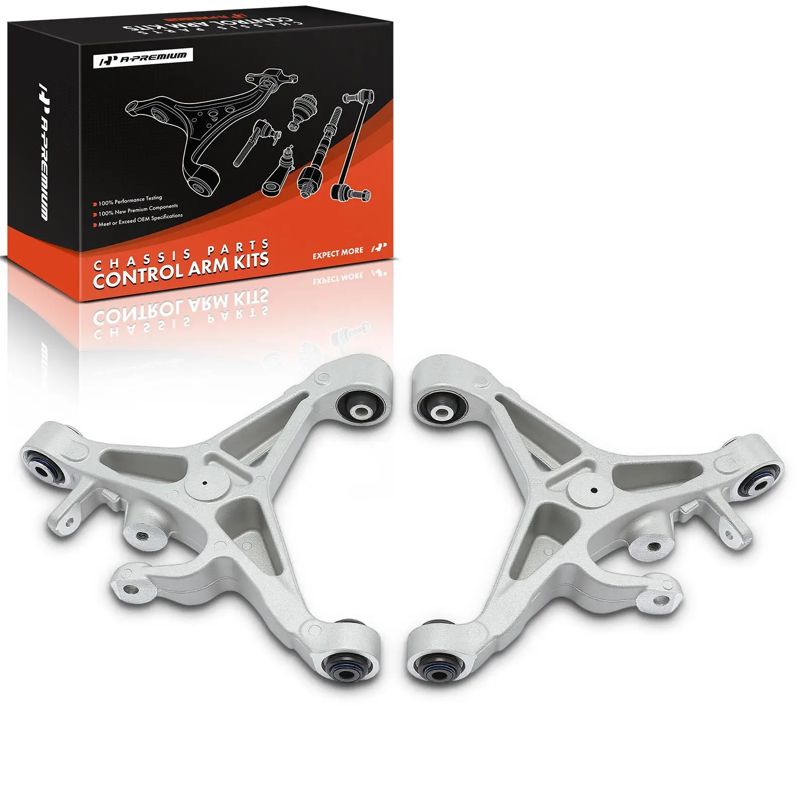 A-Premium 2x Rear Left & Right Lower Control Arm for Lincoln LS 2000-2003 Jaguar S-Type 2000-2003 Ford Thunderbird 2002-2003