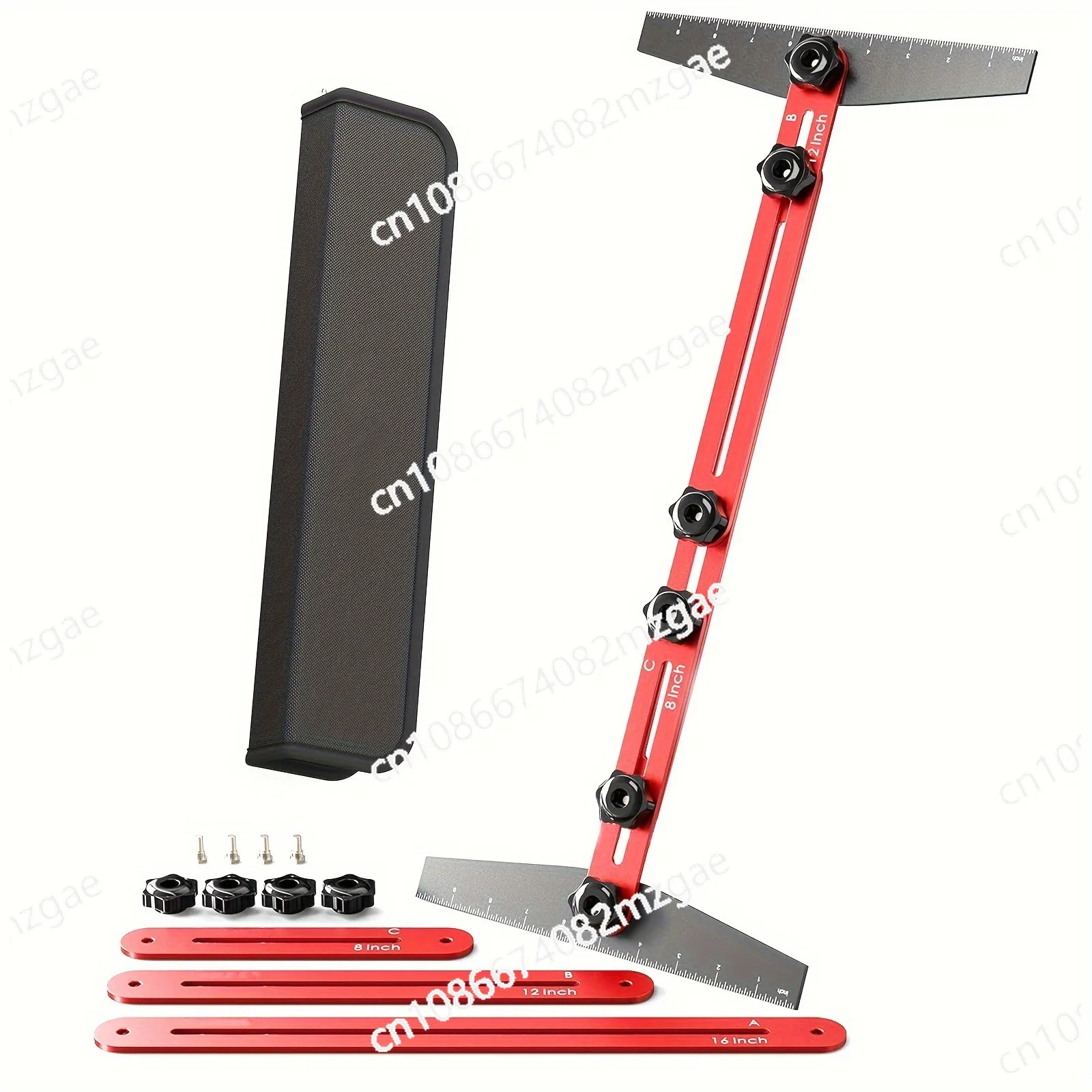 

New Staircase Ruler, Multifunctional Staircase Gauge Measurement Folding Ruler Woodworking Decoration Tool Staircase Rule