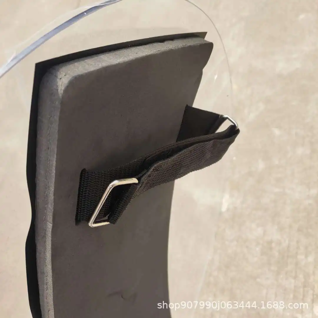 Round Transparent Shield School Riot Equipment Security Supplies Equipment Self-Defense Security Explosion-proof Handheld