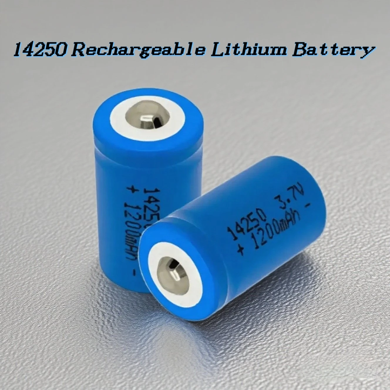 15PCS 14250 3.7V 1200mAh Rechargeable Lithium Battery 1/2AA Size USB Charger For Infrared laser sight Smoke Alarm Cordless phone