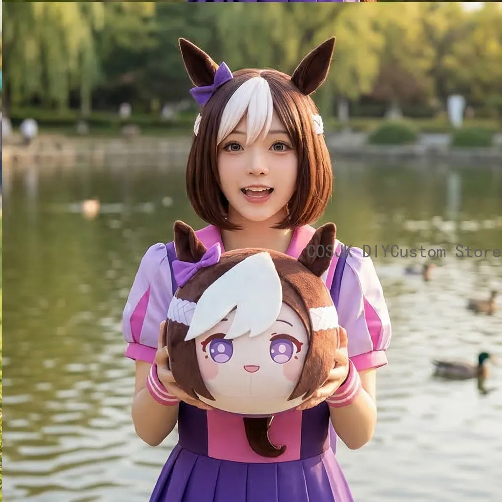 

Плюшевая подушка-игрушка Umamusume: Pretty Derby Gold Ship Oguri Cap Tokai Teio Special Week, аниме-персонаж Папа Данго, подушка для сна и отдыха, подушка для спины