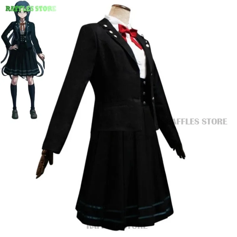 

2025 Game Shirogane Tsumugi Dangan Ronpa Danganronpa V3: Killing Harmony Cosplay Costume Wig Anime School JK Uniform Halloween S