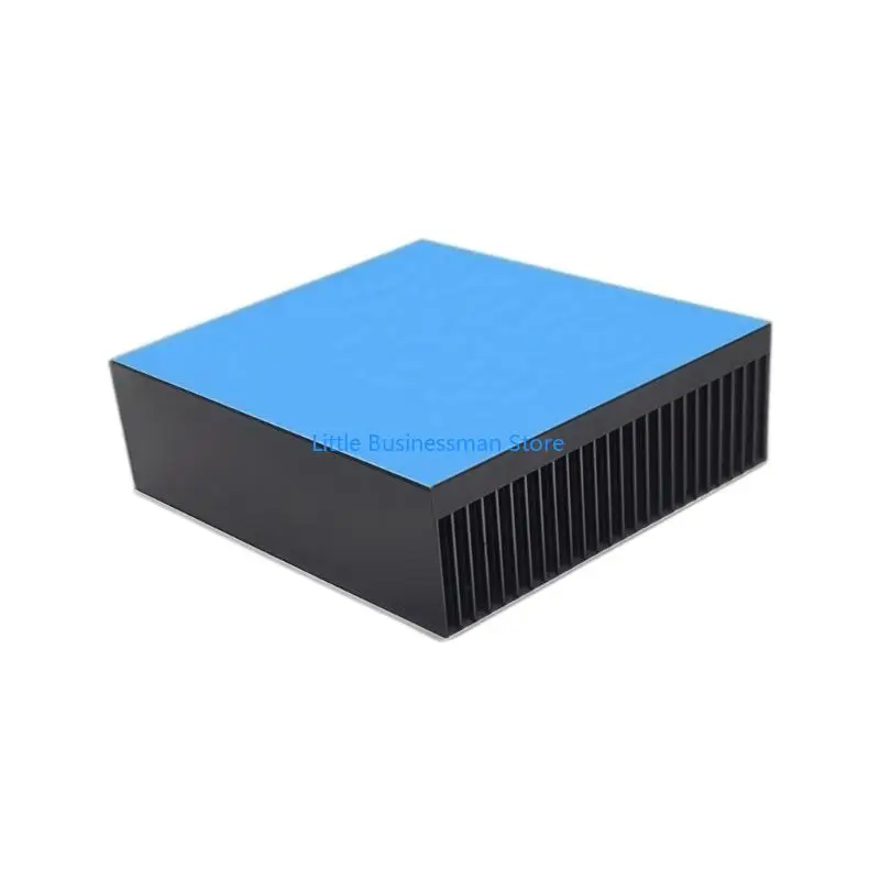 Platinenkühlung, Aluminium-Kühlkörper, 90 x 80 x 27 mm, passiver AL6063-Block für elektronische Reparatur und Geräteservice M76A – Detail 8