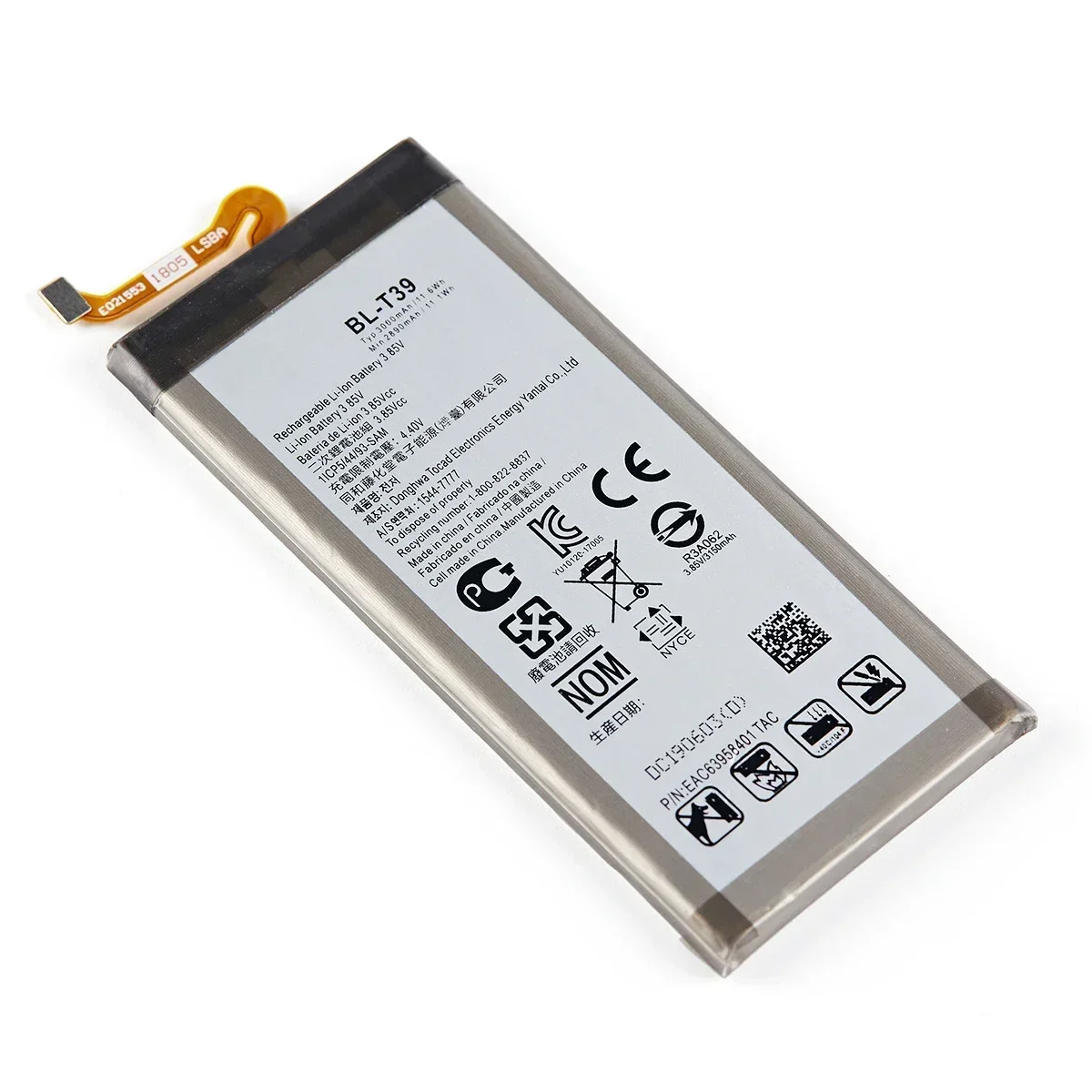 Original BL-T39 3000mAh Battery For LG G7 G7+ G7ThinQ LM G710 ThinQ G710 Q7+ LMQ610 BL T39  Mobile phone Batteries+Tools