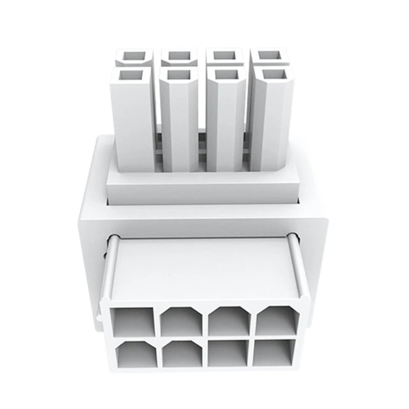 8Pin Female to 8pin Male 90 Degree Angled Power Adapter for Desktops Graphics Card Power Cable Adapter Connector