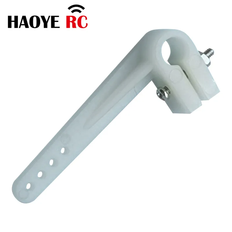 Haoye 10 Pcs Nylon Control Arms Horns Without Screws For RC Airplanes Parts Electric Foam Model Plane Replacement Accessories