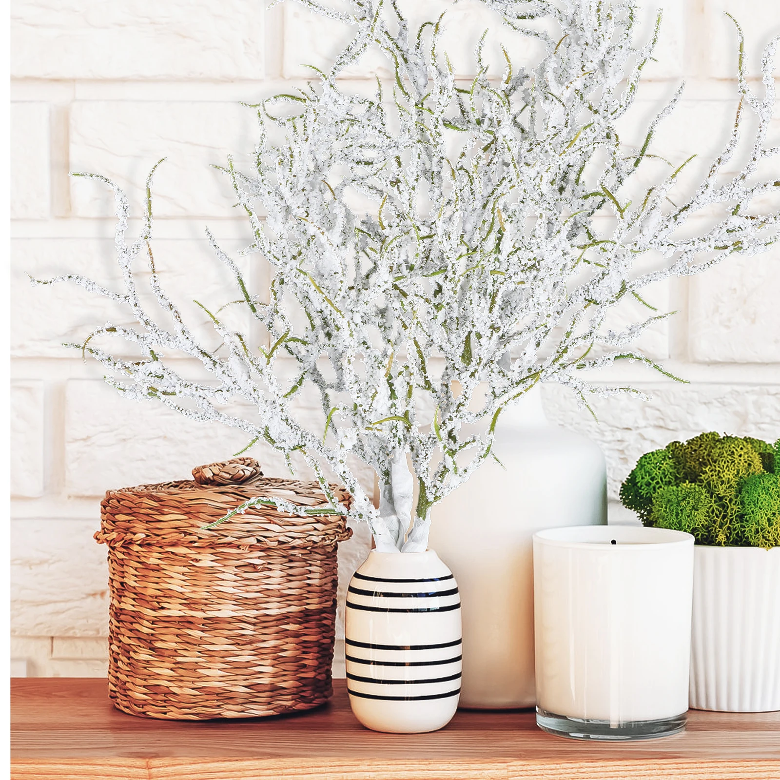 

Snow Pine Decor Lightweight Plant Scene Artificial Plant Scene Decor Adornment Christmas Wedding Accessories