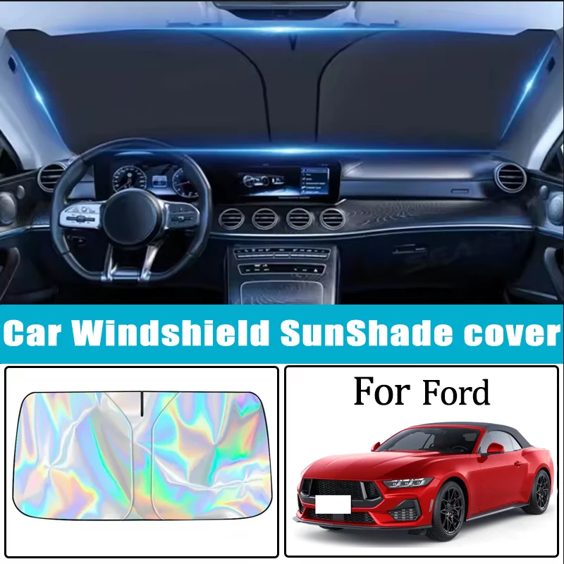 

Car Windshield Sunshades Cover for Ford Focus Fiesta Mustang Escape Explorer Edge F150 Ranger Sun Protection Car Accessories