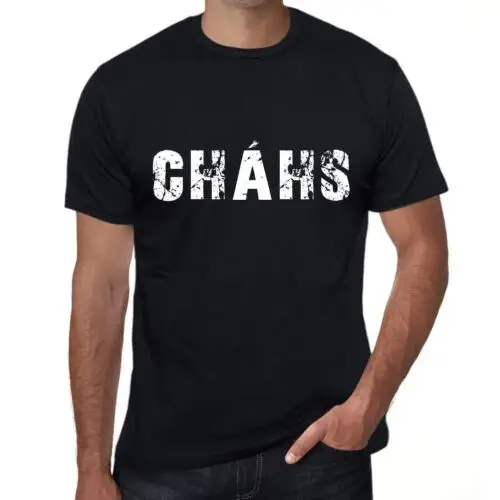 ULTRABASIC Homme Tee-Shirt Cháhs Cháhs T-Shirt Graphique Éco-Responsable