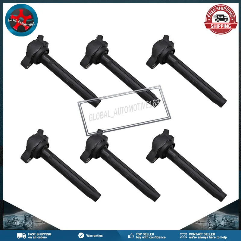 

90919-T2010 90919T2010 6PCS Ignition Coils For 2017-2018 Toyota Camry 2017-2018 Toyota Highlander 2017-2018 Toyota Sienna