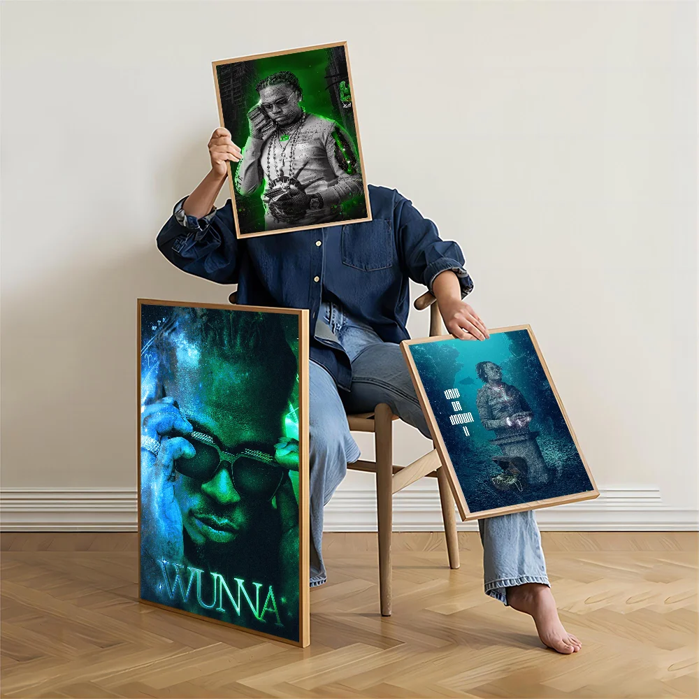 Hip-Hop Rapper Gunna Latest Pop Album Music Self-adhesive Art Poster Retro Kraft Paper Sticker DIY Room Bar Cafe Wall Painting