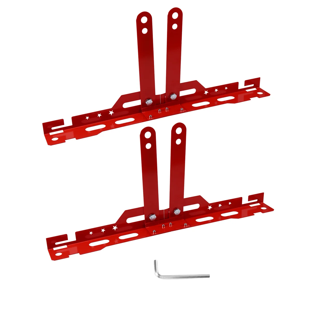 A002 Car Wheel Alignment Tool Plates Adjustable Automotive Wheel Leveling Aligner Wheel Balancing Tool Red