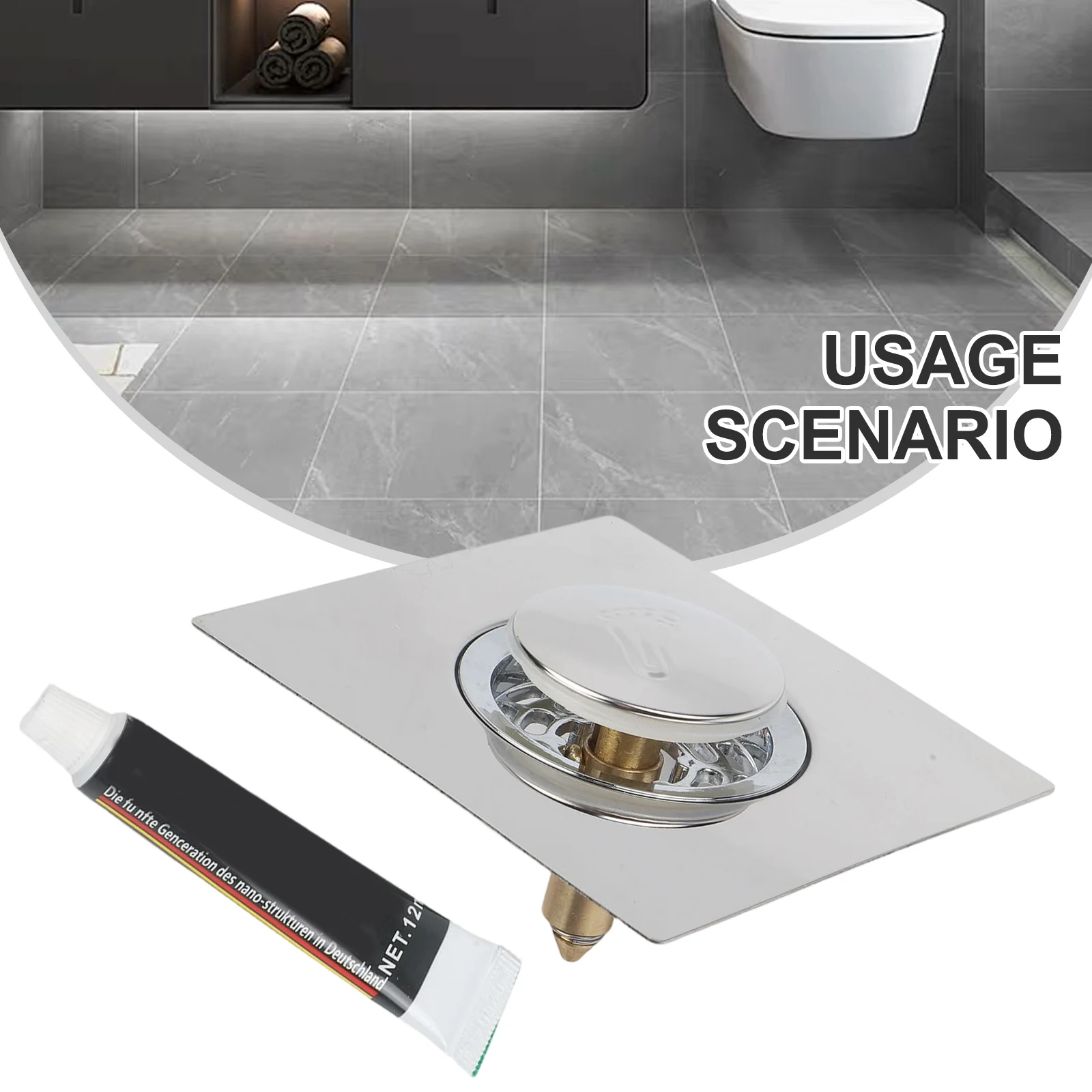 Effortless Operation Modern Shower Accessory Sleek Aesthetic Contemporary Bathroom Advanced Control Shower Drain