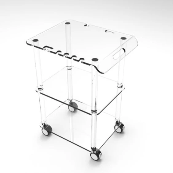 A&C Wholesale oem cheap beauty spa facial furniture equipment Acrylic salon Trolley