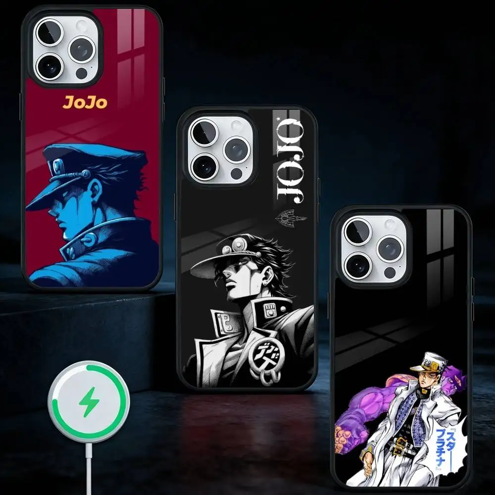 

J-Jojo hot anime pattern design Phone Case For iPhone17,16,15,14,13 Plus,Pro Max Magnetic For Magsafe Wireless Charging