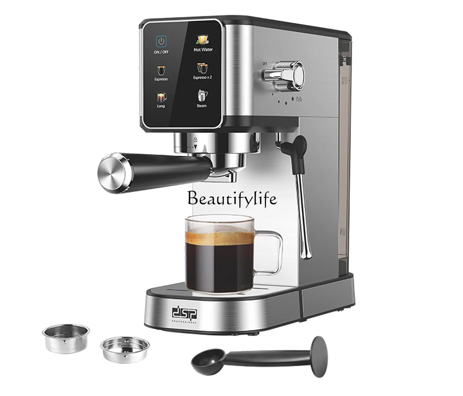 Household small automatic all-in-one machine high pressure extraction espresso steam coffee machine