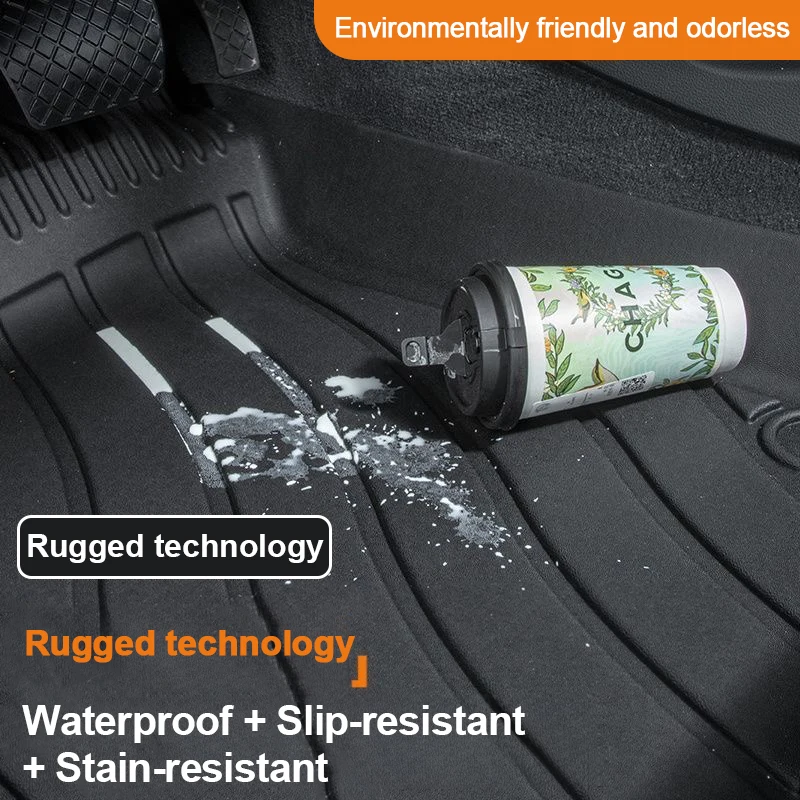 الحصير سيارة لمازدا EZ-6 2024 2025 2026 5 مقاعد LHD مقاوم للماء الطين السجاد القدم وسادة كاملة سهلة التنظيف مادة TPE الملحقات