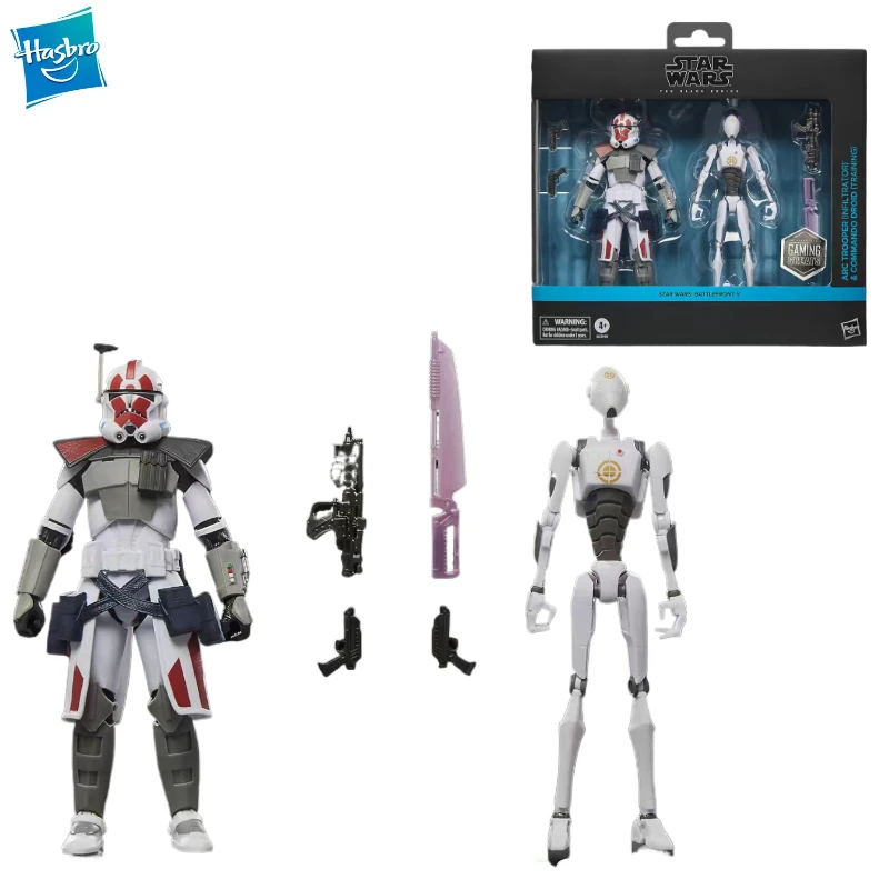 Nuevo Original Hasbro STAR WARS BATTLEFRONT II ARC TROOPER (INFIL TRATOR) / COMMANDO DROID (TRAINING) Figura de Acción Modelo de Juguete