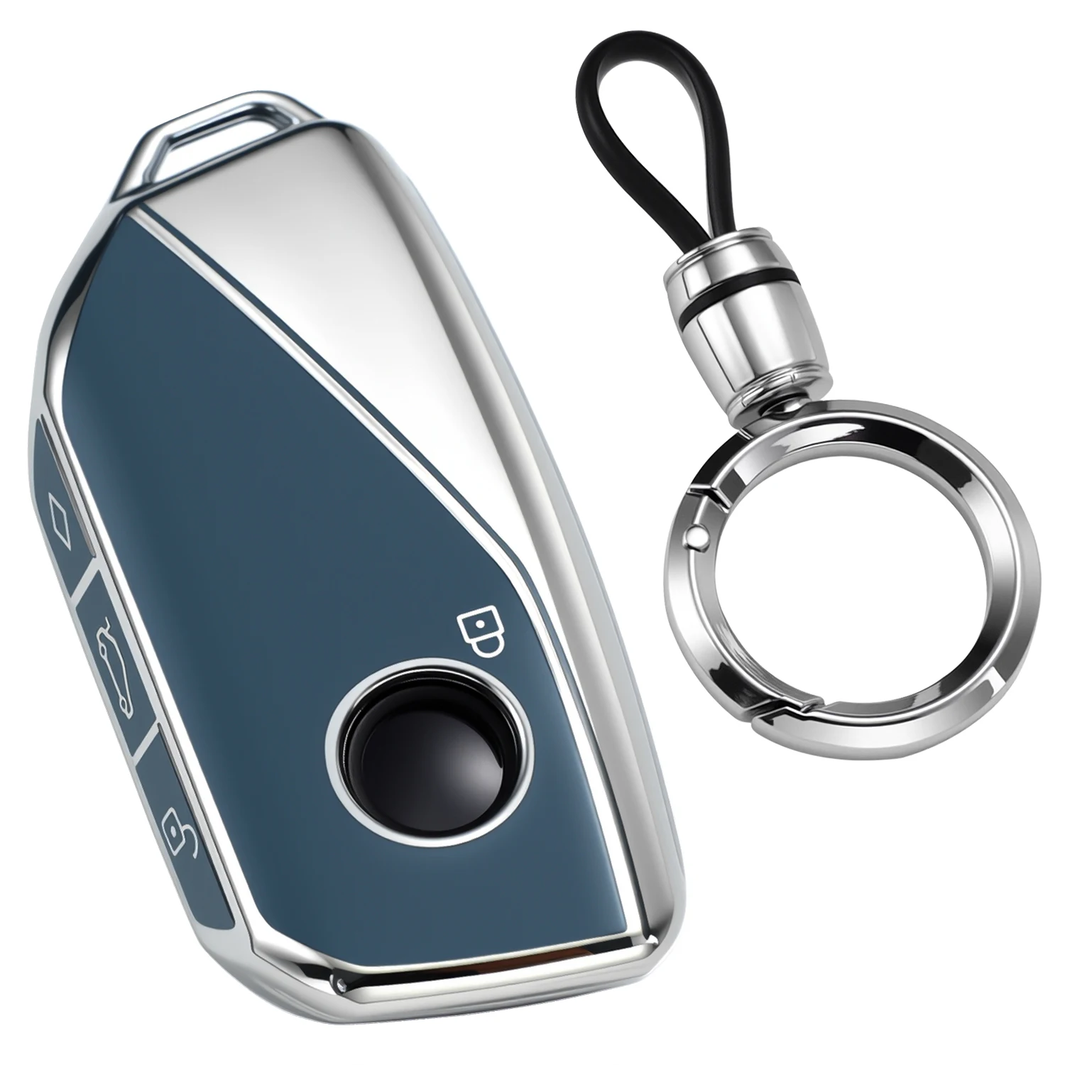 Autoschlüssel-Hülle Passend für BMW M Sport 5 7 Serie 2024-2026 IX I4 2022-2026 Stoßfeste TPU Smart Key Schutzhülle für G60 G70 – Detail 17