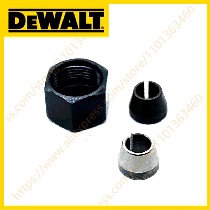 6mm 6.35mm Collet Nut Cone FOR DEWALT DWE6000 Porter Cable PCE6430 PCE6435 N381502 N381503