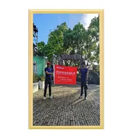 2025/best wedding gift 10 10.1 15.6 inch Wooden frame 1080P HD Display LCD IPS igallery Digital Photo Frame NFT art Mesume