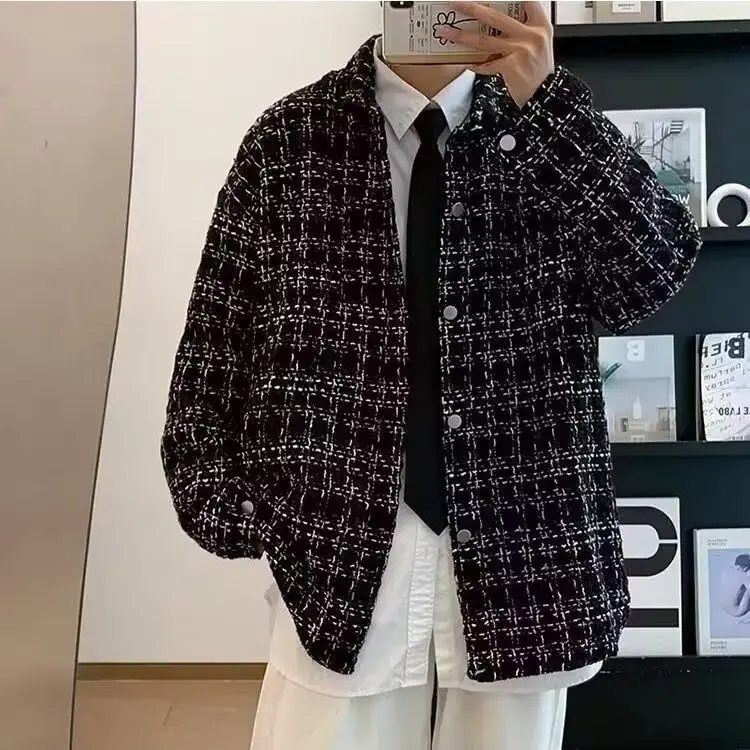 

Повседневная свободная куртка для мужчин на весну-осень, бренд Sli, в японском стиле Харадзюку, корейская версия, модное мужское пальто