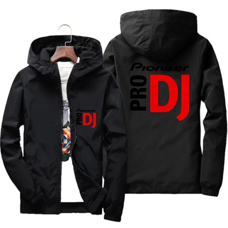 Pioneer Pro DJ Thin Zipper Coat Men\'s Bomber CyclingCamping Pilot Flight Jacket Slim Fit Clothing Male PlusSize jacket chaquetas