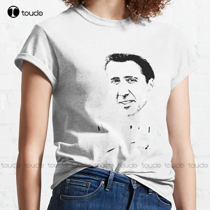 John Travolta Nicolas Cage Classic T-Shirt Mens Shirts Casual Fashion Creative Leisure Funny T Shirts Fashion Tshirt Summer New