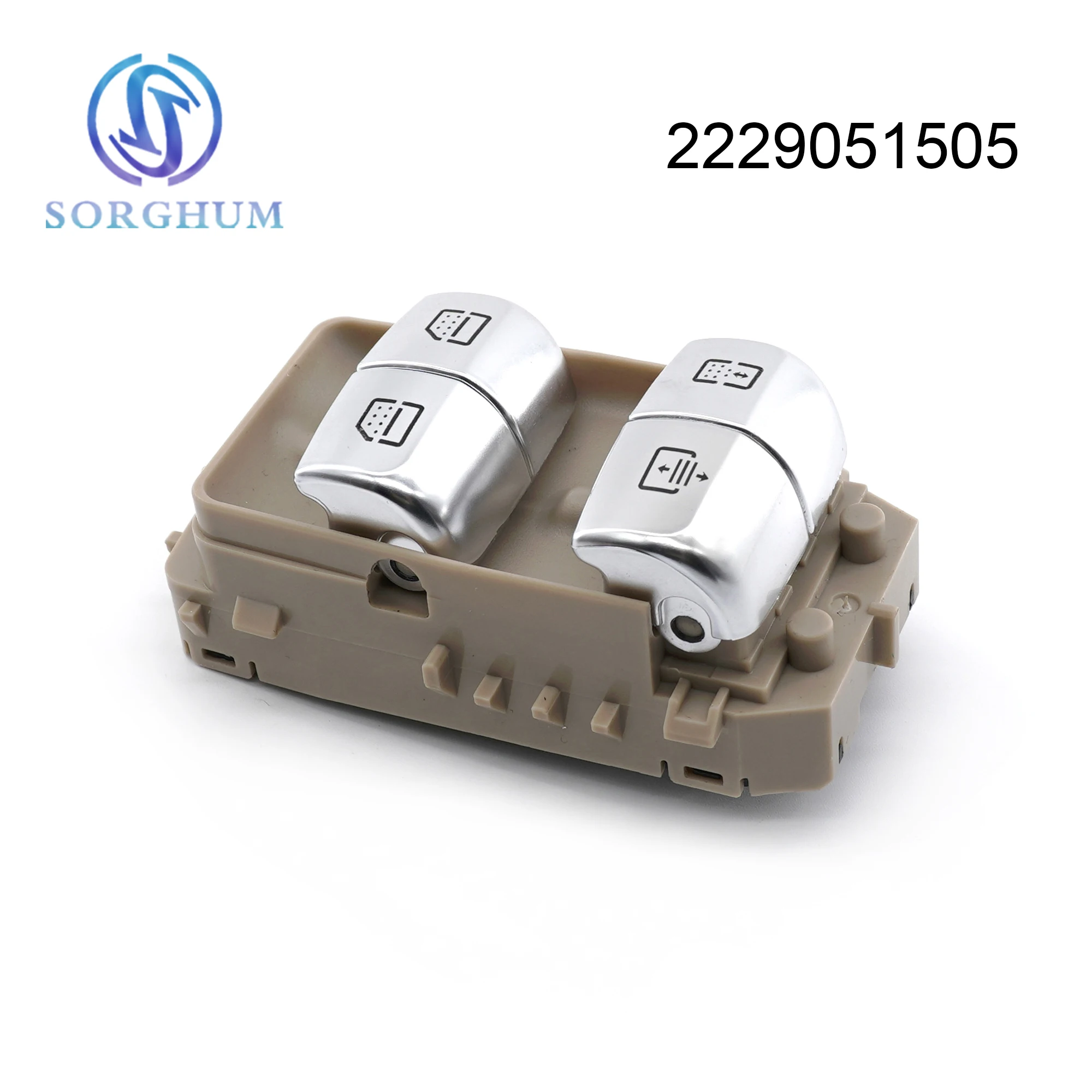 

Sorghum 2229051505 Master Power Window Control Switch For Mercedes-Benz W222 W213 S550 S600 S63 S350 S400 E200 E220 E43 AMG