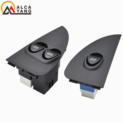 Botón de consola elevadora de interruptor de Control de ventana de conductor eléctrico de luz naranja para Fiat Palio Fire Strada Siena 2002-2015