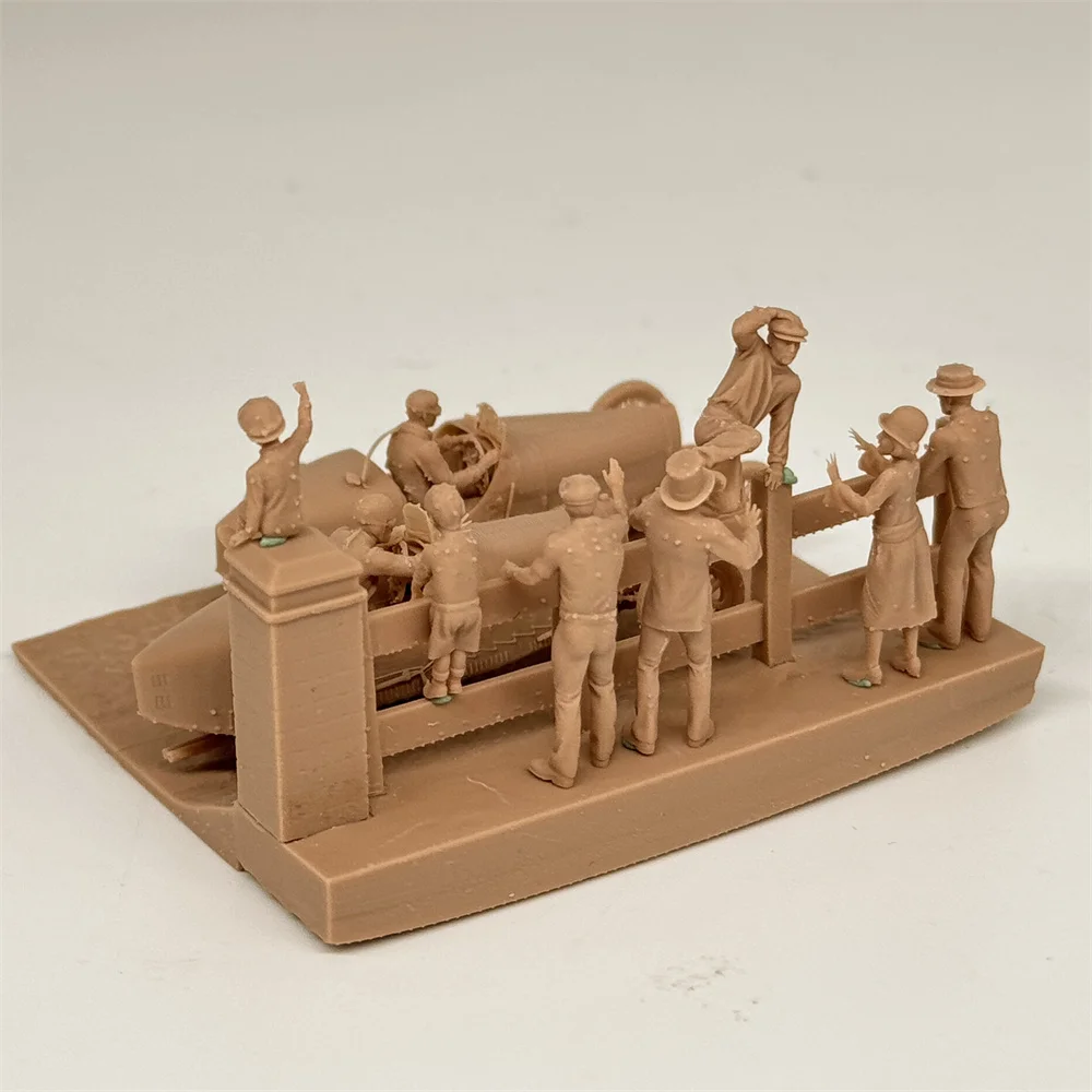 1/72 مقياس السباق الأسطوري 1900 شخصية الراتنج نموذج المشهد التاريخي مصغرة الديوراما #4
